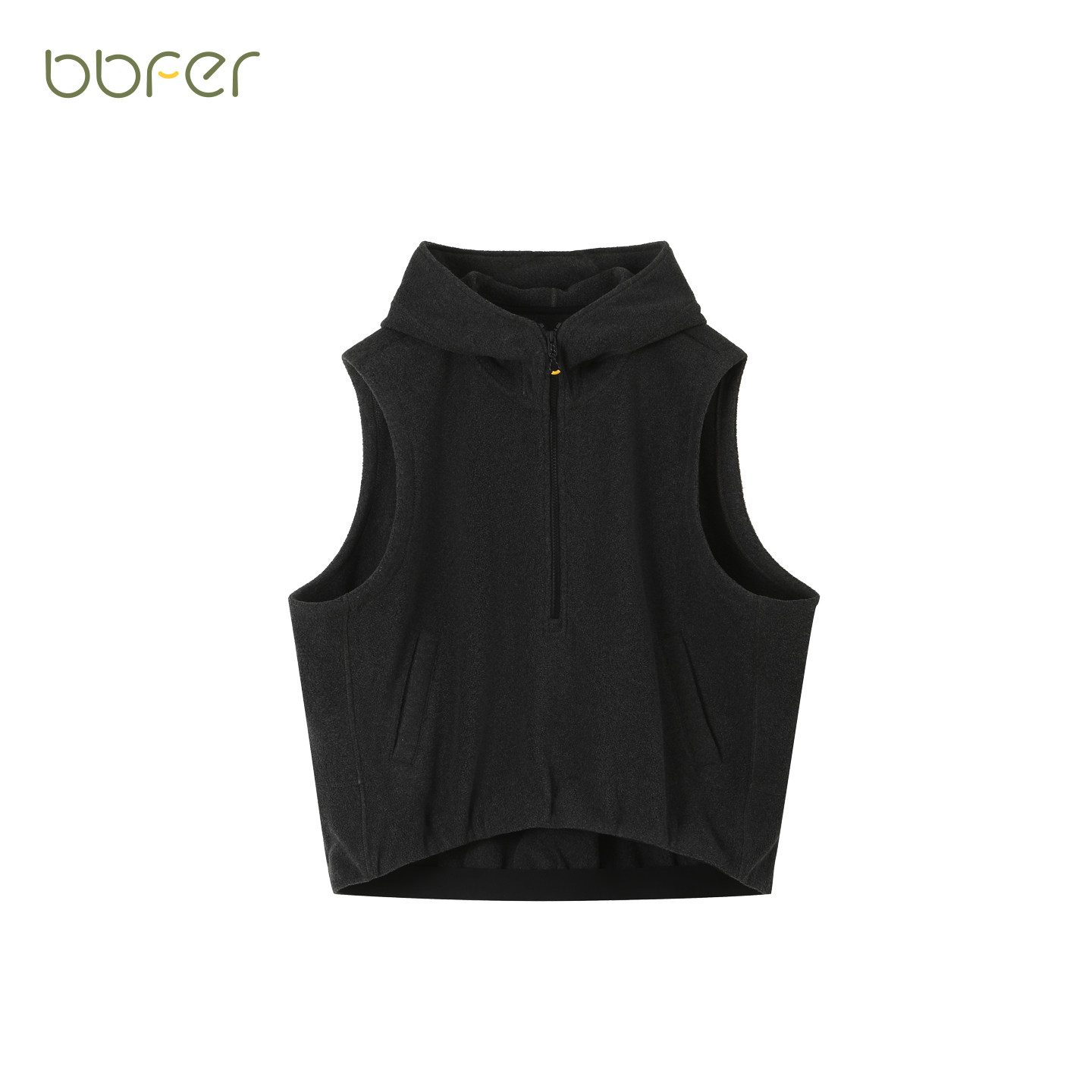 [黑糯米]bbfer本依凡WTSWT0219秋摇粒绒连帽马甲半开式马夹外套女,女装/女士精品,马夹,淘宝优惠券,粉丝福利购,淘宝优惠卷