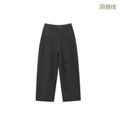 BBFER本依凡冬款 0213 含绵羊毛保暖加厚女裤 长裤 宽松毛呢裤