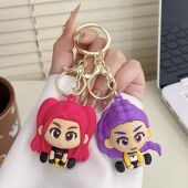 韩漫KPOP猎魔女团钥匙扣米拉鲁米可爱挂件动漫周边儿童书包挂饰