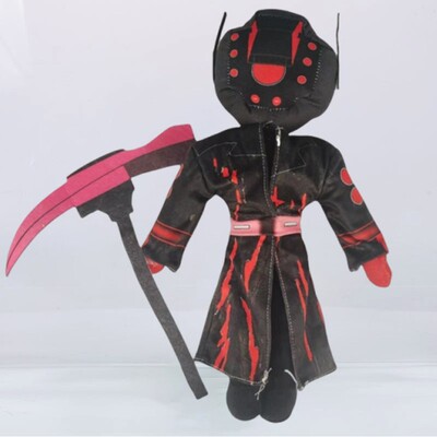 马桶人大战监控人毛绒玩具死神镰刀监控王秀肌肉马桶王公仔玩偶娃