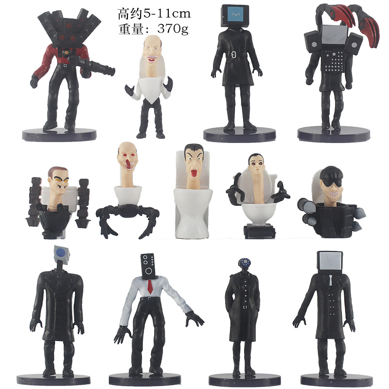 寄生马桶人大战泰坦监控人手办