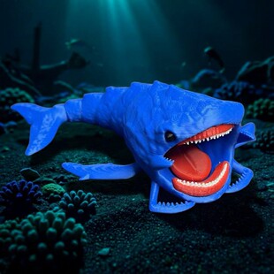 炫彩夜光蓝色海洋布鲁普恶魔手办模型深海迷航3d打印深海玩具摆件