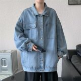 N15日系cityboy复古水洗牛仔外套男春秋季宽松工装夹克上衣P70，男装夹克，星座1615-1