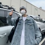 N11美式复古牛仔外套男春夏潮流韩版大码青年宽松休闲牛仔衣P70，男装工装外套，星座1615-1
