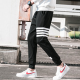 K105-1秋季男士休闲纯色卫裤青年流行宽松运动裤P45外景有加厚，男装休闲裤，星座1615-1
