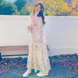 【26春大货】提花裙+粉色针织马甲套装C021-B16-P165控248，女装套装/套裙，2C021