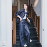 【新款出货中】26春金扣牛仔两件套套装C021-2625-P175控288，女装套装/套裙，2C021