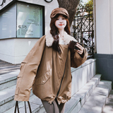【新款】25冬羊羔毛大翻领工装棉服C021-3061-P205控308，女装棉衣/棉服，2C021