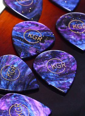 KGR吉他拨片电吉他拨片速弹大小爵士高颜值纯手工制作发烧级收藏