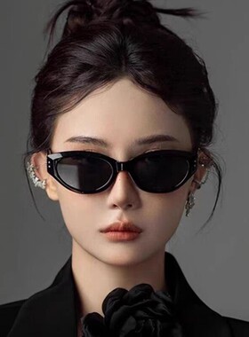 黑色墨镜女高级感显脸小2