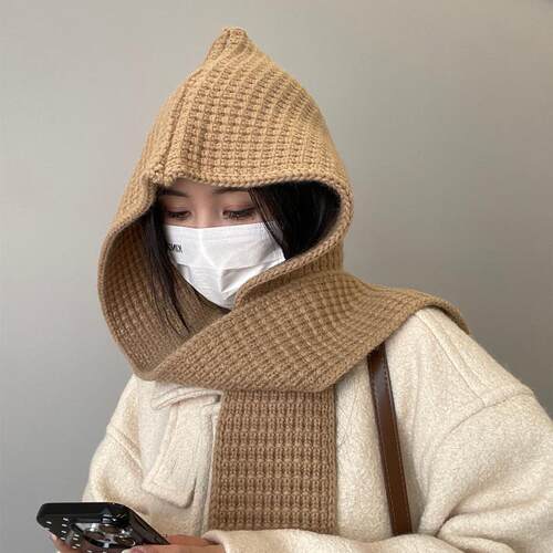 韩国巴拉克拉法帽子围脖