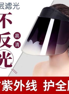 防晒帽女骑车遮阳帽夏天