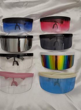 一体太阳镜男防晒面罩骑车防风防蚊虫眼镜遮阳防紫外线墨镜女夏天