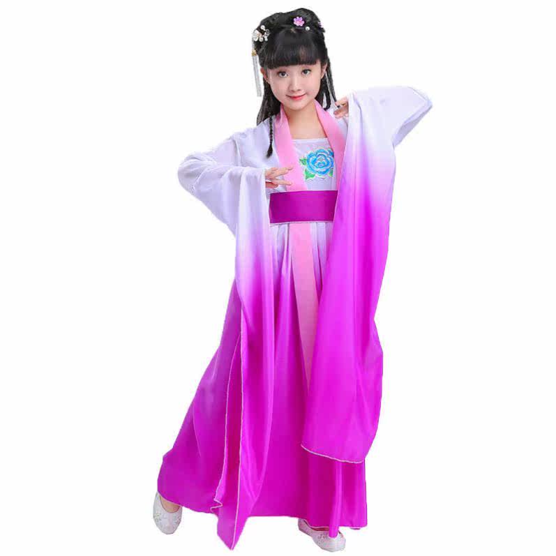 古装女童水袖旗袍大袖衫齐胸襦裙服装古典舞汉服戏服裙子复古风|ruв категории Женская одежда, костюм/национальная одежда/театр костюм, национальная одежда/этап погрузки - от Buy2taobao.com для оказания профессиональной услуги покупки агента Taobao