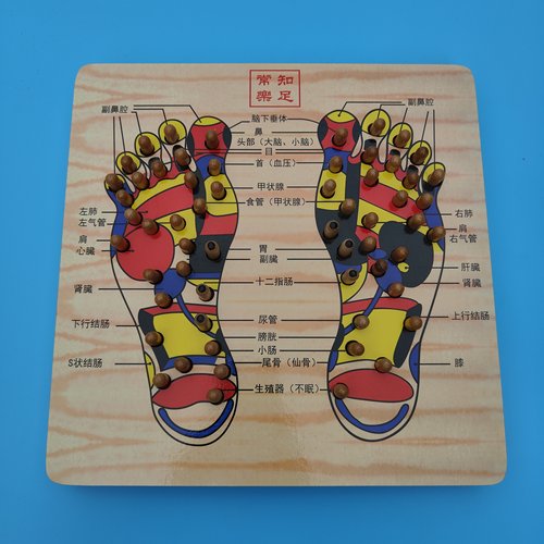 木质脚底足底按摩器按压足疗神器