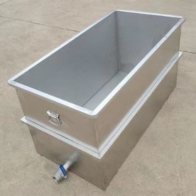 订做白钢水池304不锈钢水箱水桶移动水车储水罐洗刷池浸泡池卖鱼