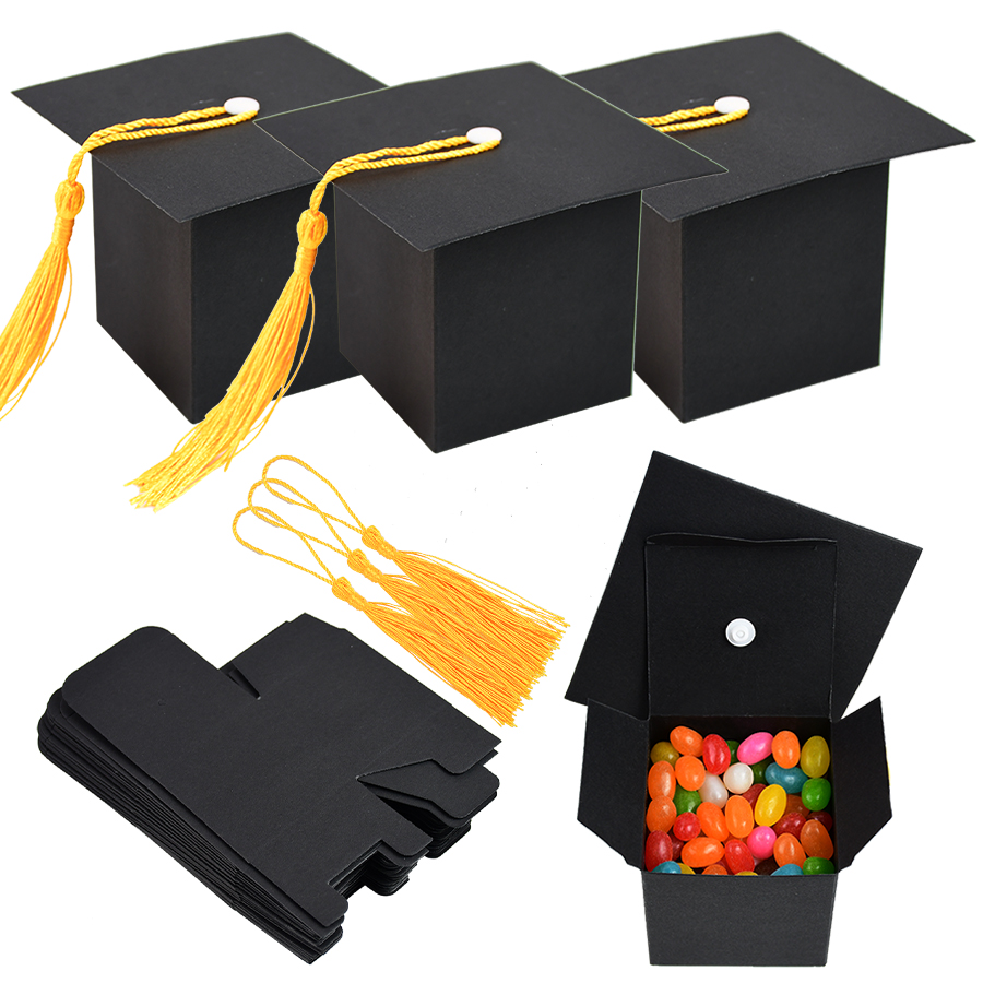 Graduation Congratulation Gift Diy Candy Cake Packaging Boxe-封面