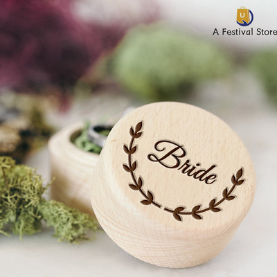 Bride&Groom戒指盒新娘婚礼派对