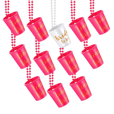 Bride To Be Cup Bachelorette Hen Party Team Bride Plastic Sh