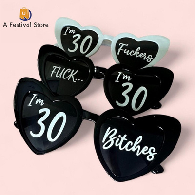 I'm 30 Novelty 30th Birthday Party Glasses Sunglasses Party