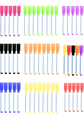 8pcs water-colour brush Whiteboard Marker Pens White Board D