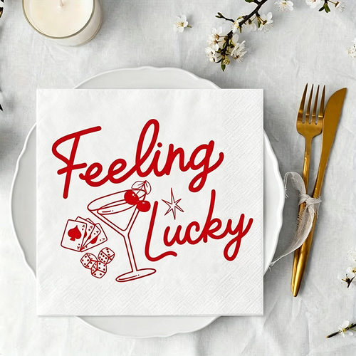 FeelingLucky派对餐纸单身派对