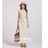 重生150小个子马甲半身裙春夏新品 宽松 休闲复古气质时尚