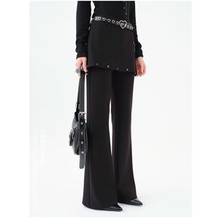 刚柔协定/Co&Sheng重生小个子秋季新款字休闲裤女装高腰直通西裤