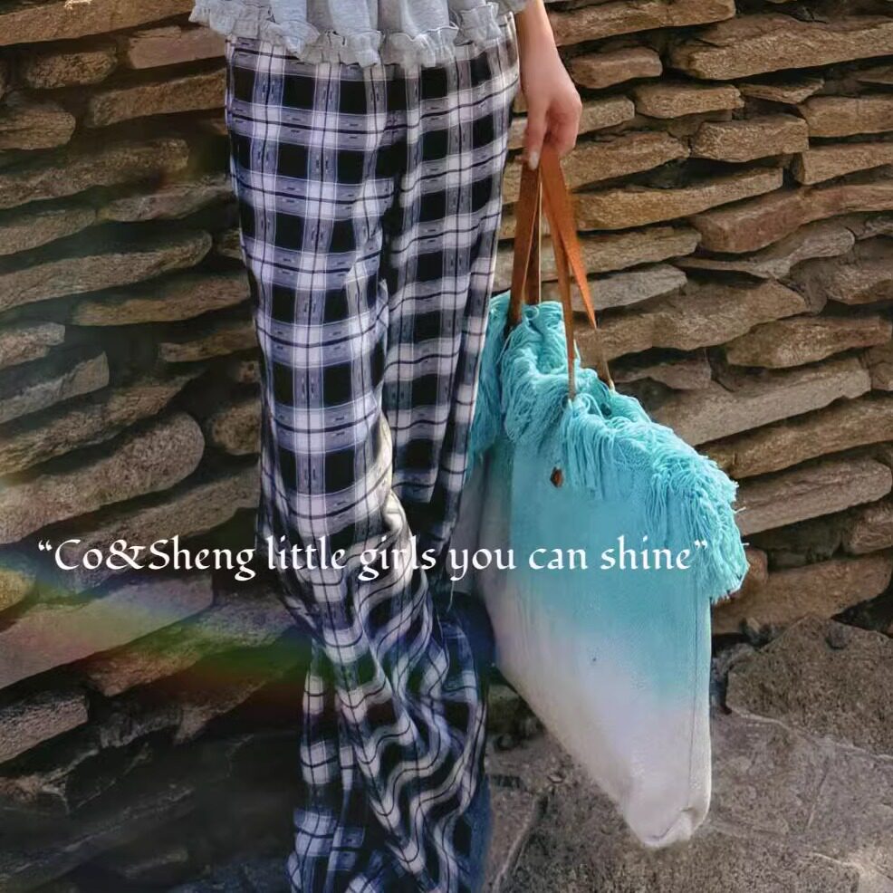 舒逸小调/CO&SHENG重生小个子春夏休闲裤洋气衣服女欧若风高腰