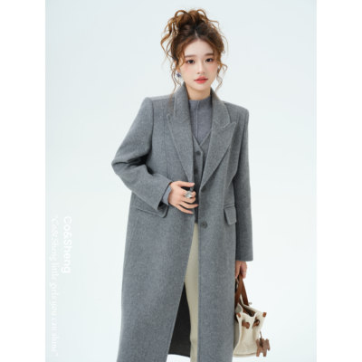 风姿飒然/Co&Sheng重生小个子女款大衣毛呢外套显瘦显高百搭