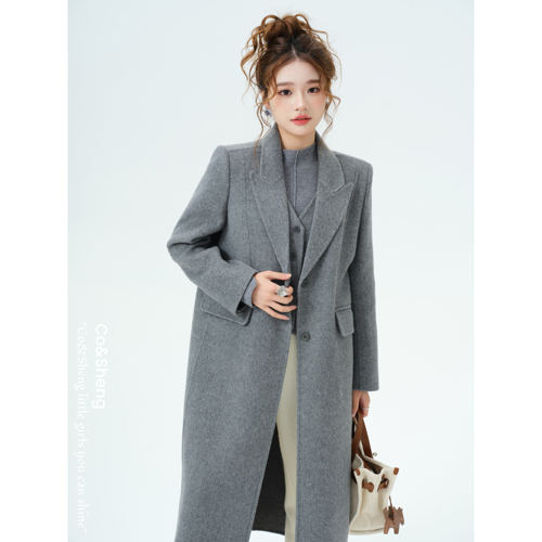 风姿飒然/Co&Sheng重生小个子女款大衣毛呢外套显瘦显高百搭