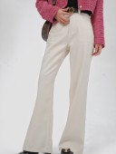 通勤显瘦 女高腰时尚 cosheng重生150小个子秋冬新品 米色牛仔裤