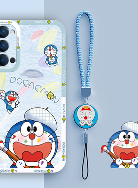 适用opporeno4手机壳新款reno4pro全包液态硅胶reon4se壳防摔oppo手机套rone潮牌女可爱男opreno卡通外壳0pp0