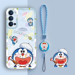 适用opporeno4手机壳新款reno4pro全包液态硅胶reon4se壳防摔oppo手机套rone潮牌女可爱男opreno卡通外壳0pp0