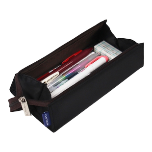 【全透明笔袋考研用】日本Kokuyo国誉Campus学生文具盒女孩铅笔盒文具袋简约考试用大容量男生pvc文具收纳袋