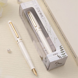【毕业礼物】百乐Pilot日本生活留白78G钢笔象牙白礼盒装高档送礼成人练字高颜值学生女可替换墨囊天鹅白