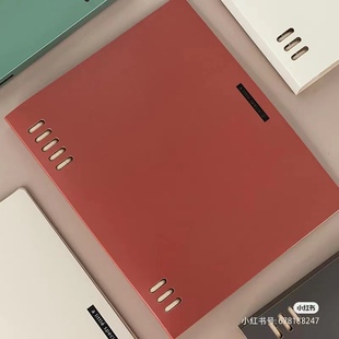 日本kokuyo国誉活页本外壳高端可拆卸活页笔记本b5复古绿线圈活页本一米新纯八孔不咯手a5本子活页纸可换替芯