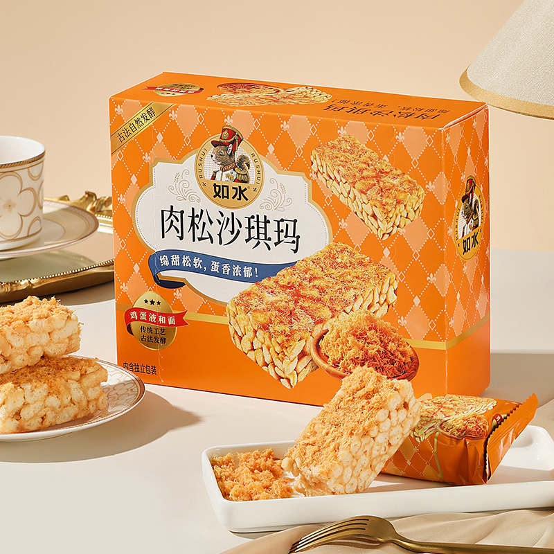 如水沙琪玛368g独立袋装休闲糕点