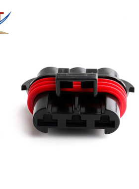 汽车DJ70382A-6.3--21护套3P孔电子连接器12124685塑料插座插接件