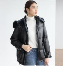 【金鱼粉丝专享】WP2665A女士皮羽绒