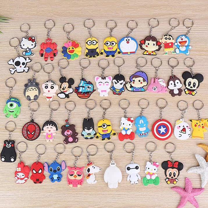 創意卡通軟膠鑰匙扣鑰匙圈 可愛卡通挂件微商地推創意小禮品批發在類目 節慶用品/禮品, 創意禮品, 鑰匙扣中 - 來自Buy2taobao.com提供專業的淘寶代購服務
