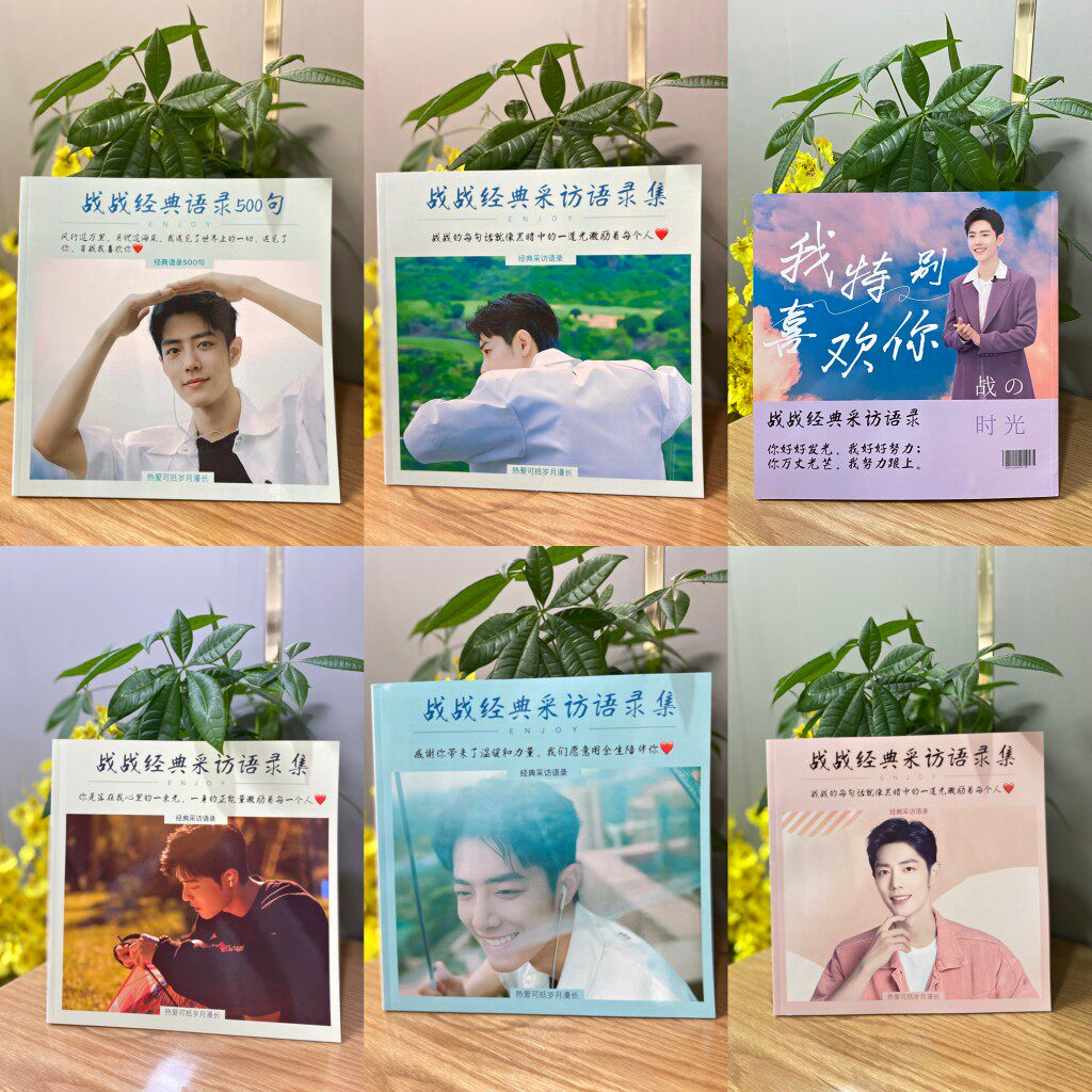 肖战经典500句/采访语录照片书合集/应援相册/个人写真珍藏礼物