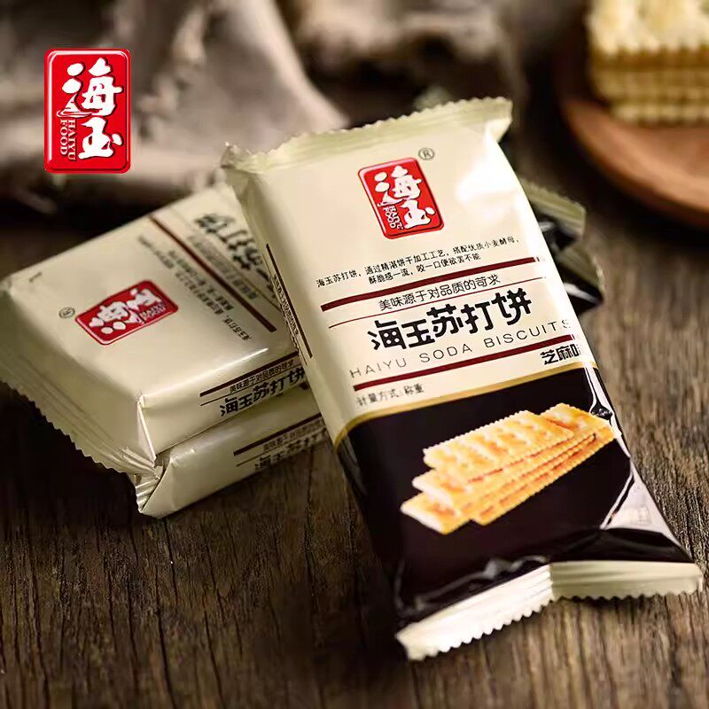 海玉咸味香葱芝麻苏打饼干