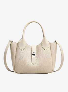 Cale&Klntoe包包女款女包水桶包手提包通勤时尚简约单肩斜挎包