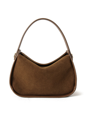 Cale&Klntoe2025款高级真皮斜挎包磨砂牛皮手提包单肩饺子包