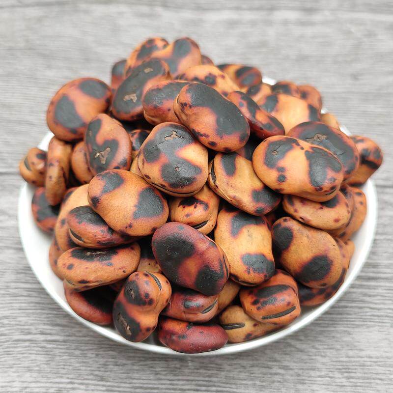 新货临夏铁大豆铁锅炒原味大豆兰州熟蚕豆干硬五谷杂粮豆制品500g