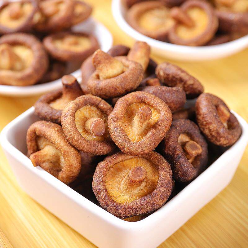 新货香菇干果蔬脆片蘑菇脆脱水即食蔬菜干儿童香菇脆零食小吃500g