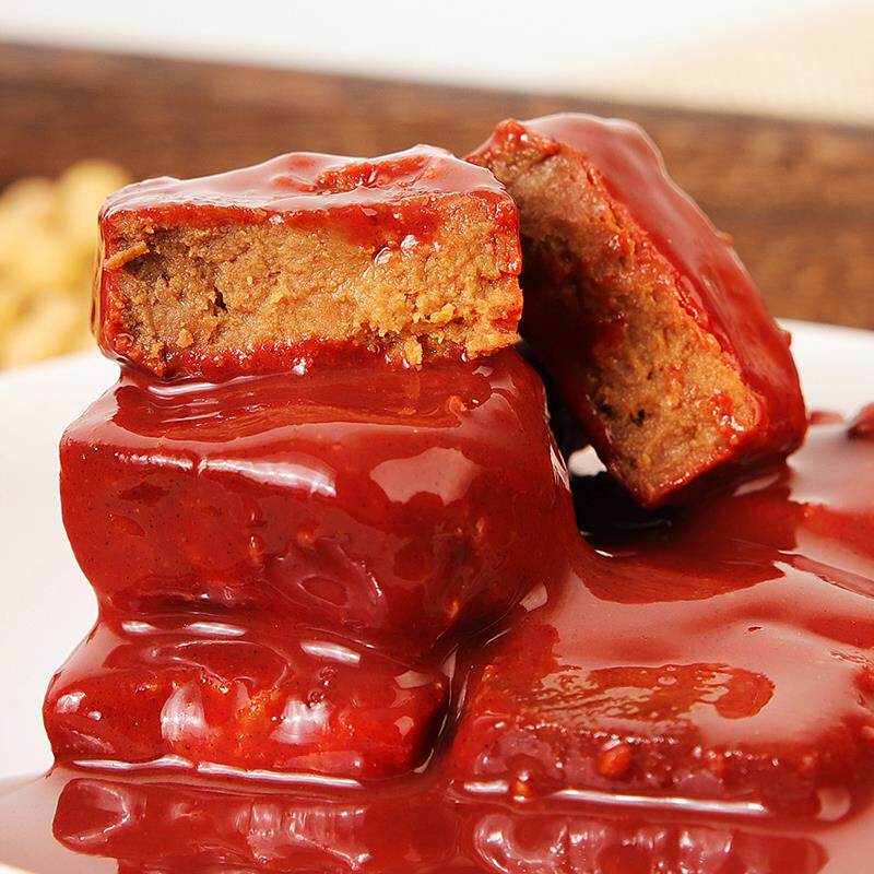 新货克东正宗豆腐乳东北特产红方腐乳260g*2罐装腐乳红方塑坛大块