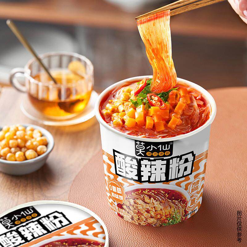 正宗酸辣粉整箱12桶装正宗重庆即食懒人速食方便面泡面粉丝