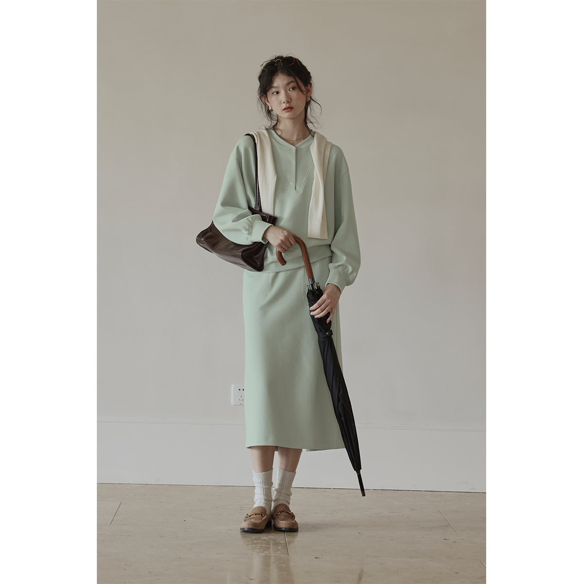 solighter棉混纺2022秋卫衣休闲